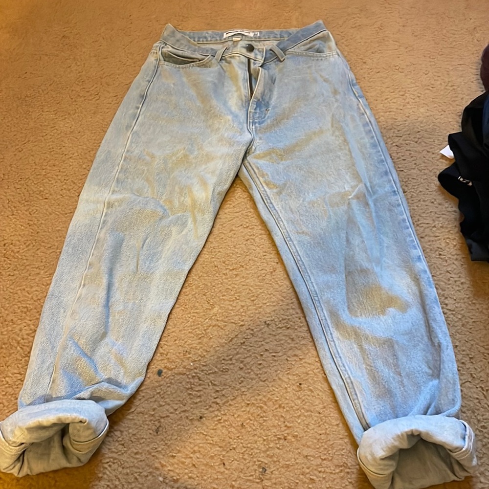 American Apparel high waisted jeans